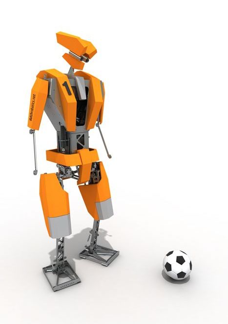 Flame Is A Robot But Walks Like A Human - And Soccer Playing TUlip Is Coming Next